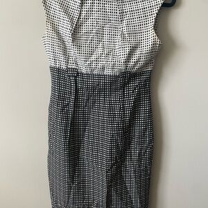 Elegant Black and White Women's Dress